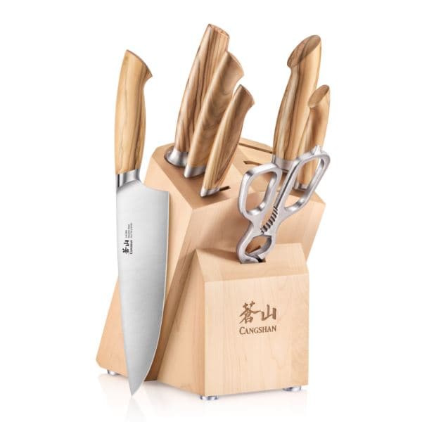 8-Piece OLIV Series Knife Block Set