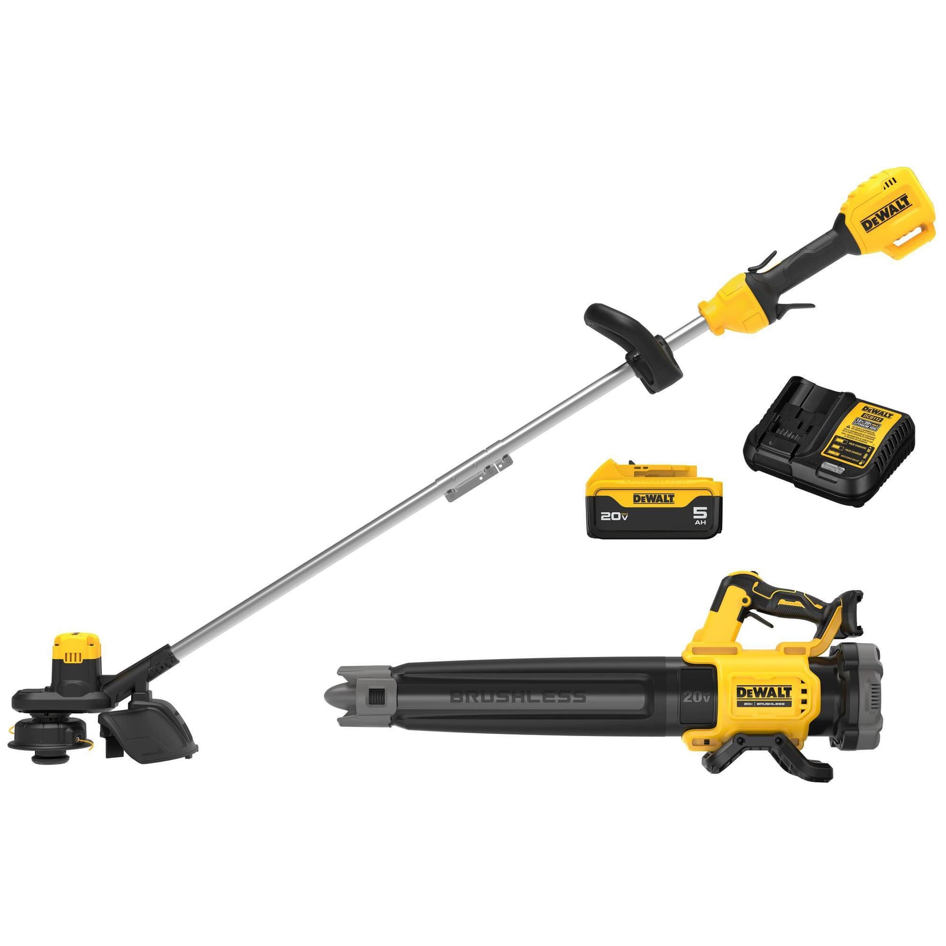 20V MAX Brushless Cordless String and Blower Combo Kit