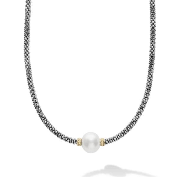 Caviar Pearl Necklace Size 16"