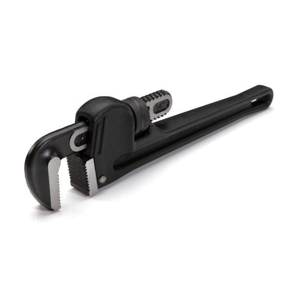 Steelman 14" Heavy-Duty Cast Aluminum Straight Handle Pipe Wrench