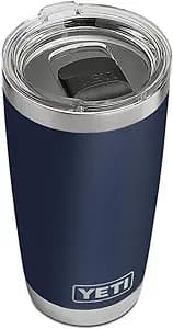 Yeti Rambler 20 oz Tumbler Navy w Magslider Lid