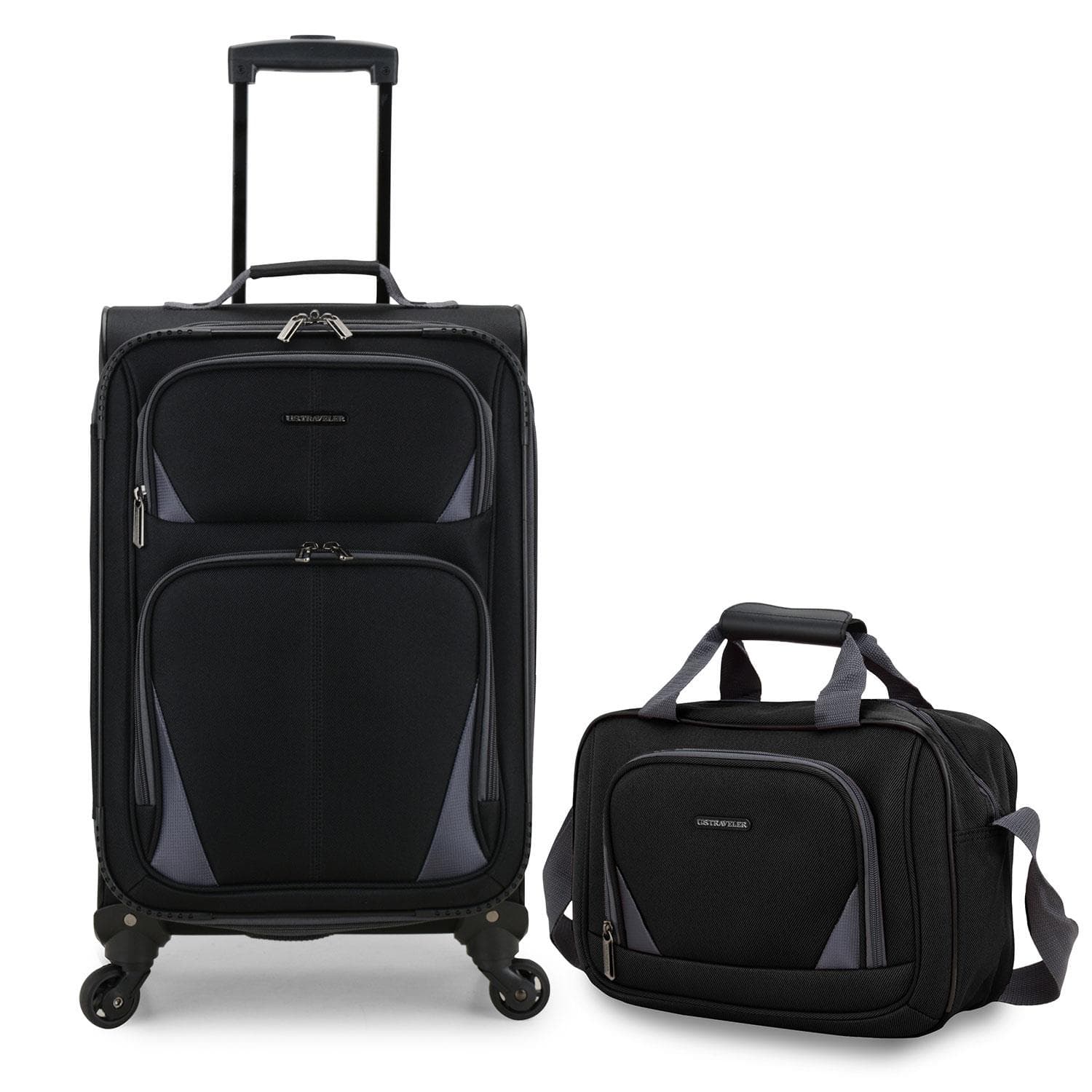 Forza 2pcs 23" Softside Spinner/14" Tote Set, Red