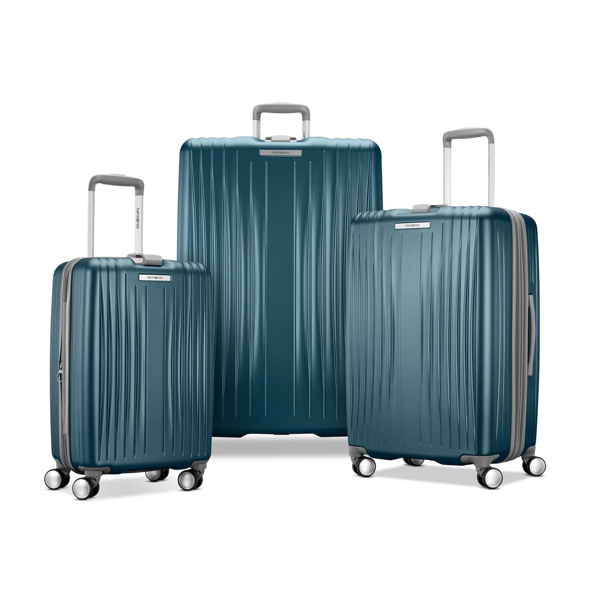 Opto 3 3pc Hardside Spinner Set Frost Teal
