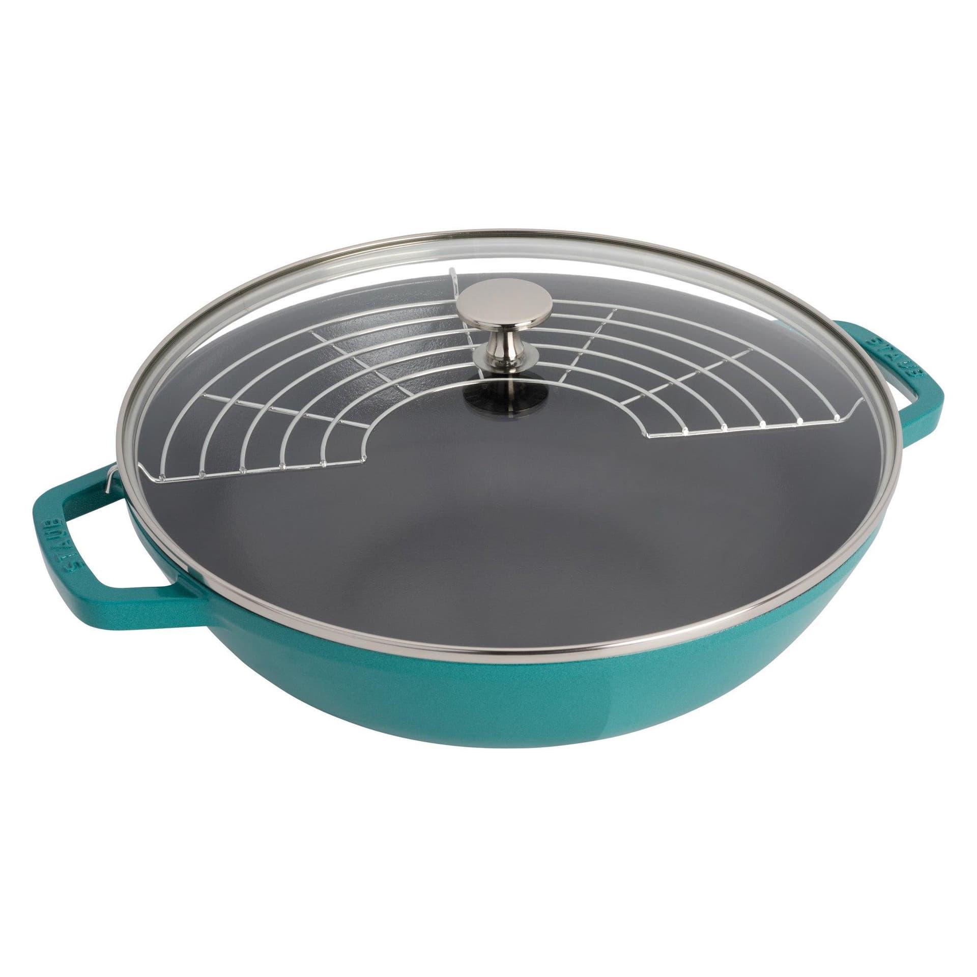 4.5qt Cast Iron Perfect Pan Turquoise