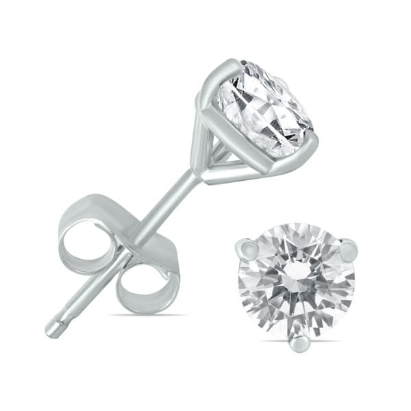 1/2 CT Martini Set Diamond Solitaire Ear
