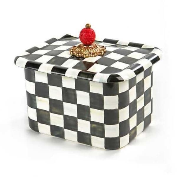 Sterling Check Recipe Box