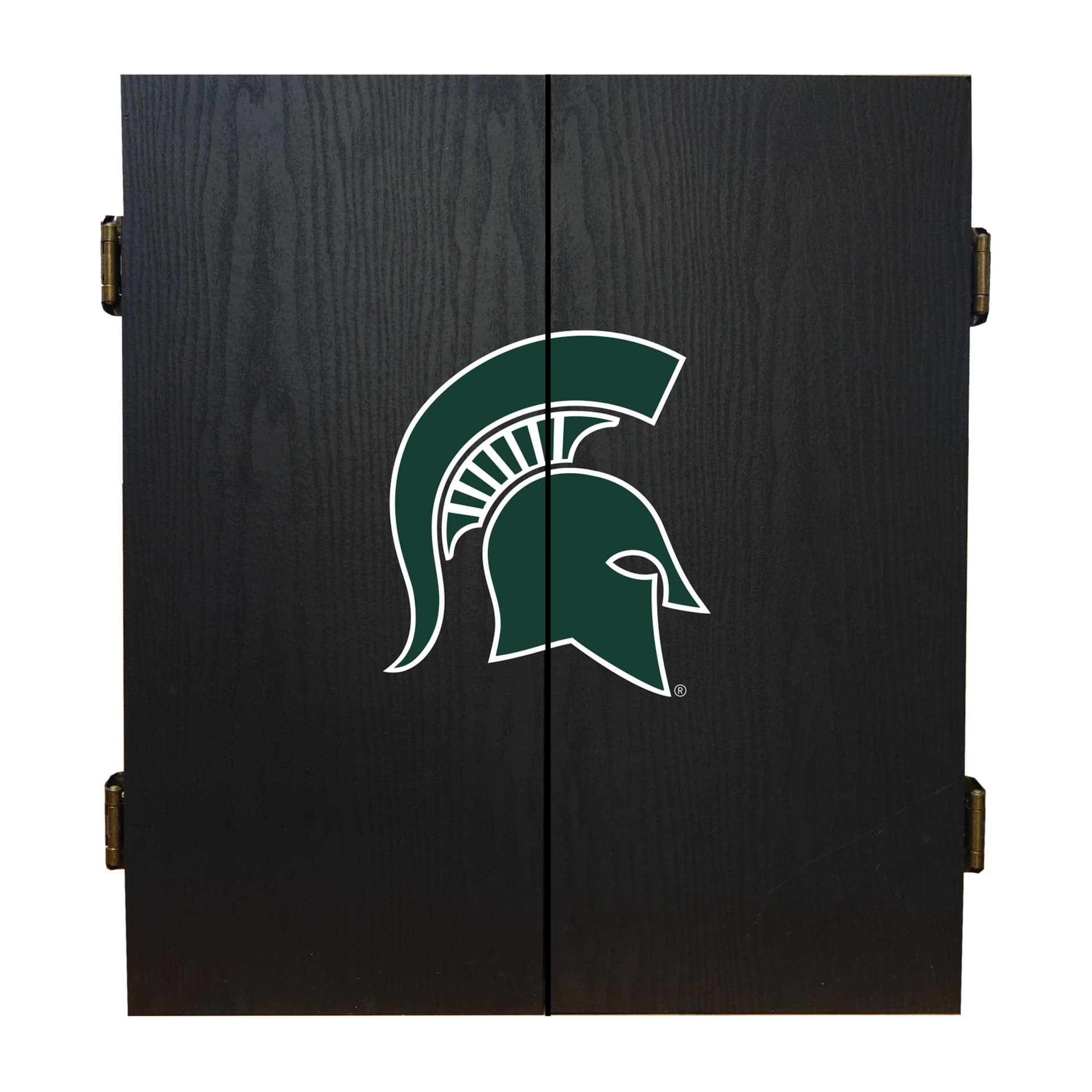 Michigan State University Fan's Choice Dartboard Cabinet Set