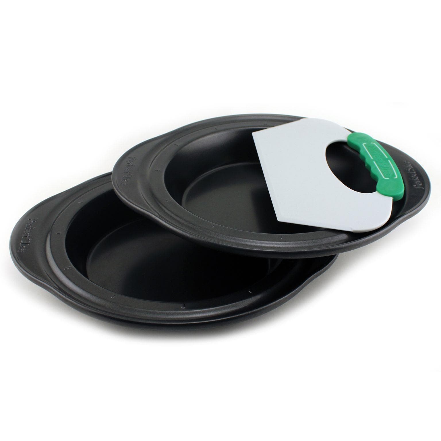 Perfect Slice 3Pc Pie Pans with Tool