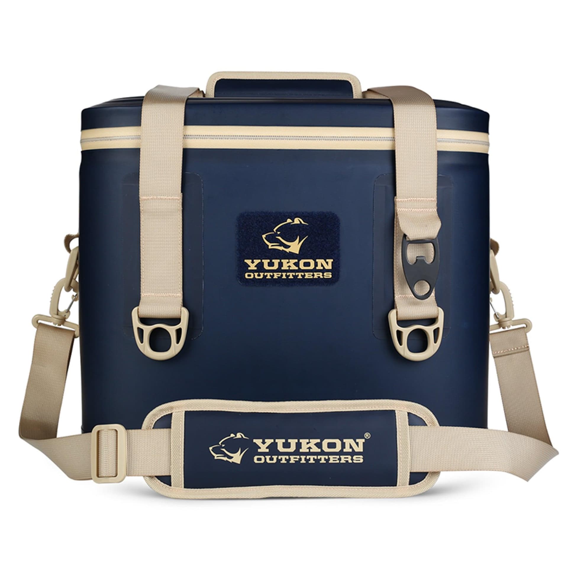 30 Can Tech Cooler Navy/Tan