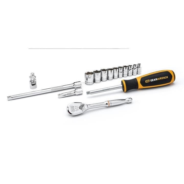 GearWrench 15 Pc. 1/4" Drive 6 Point Standard SAE Mechanics Tool Set