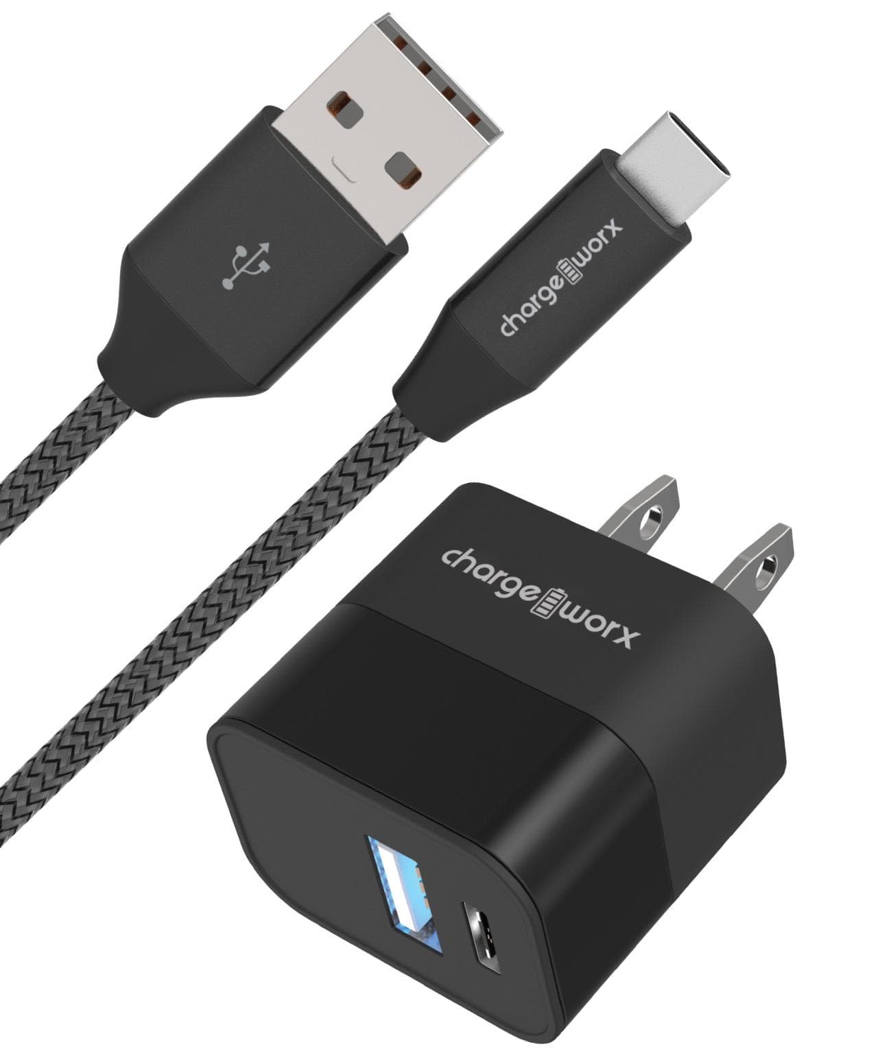 Type C Cable w/ Wall Charger Size 6'