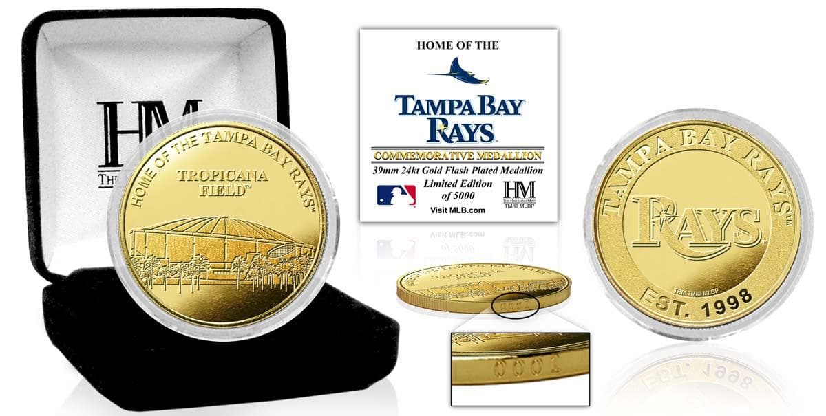 Tampa Bay Rays "Stadium" Gold Coin
