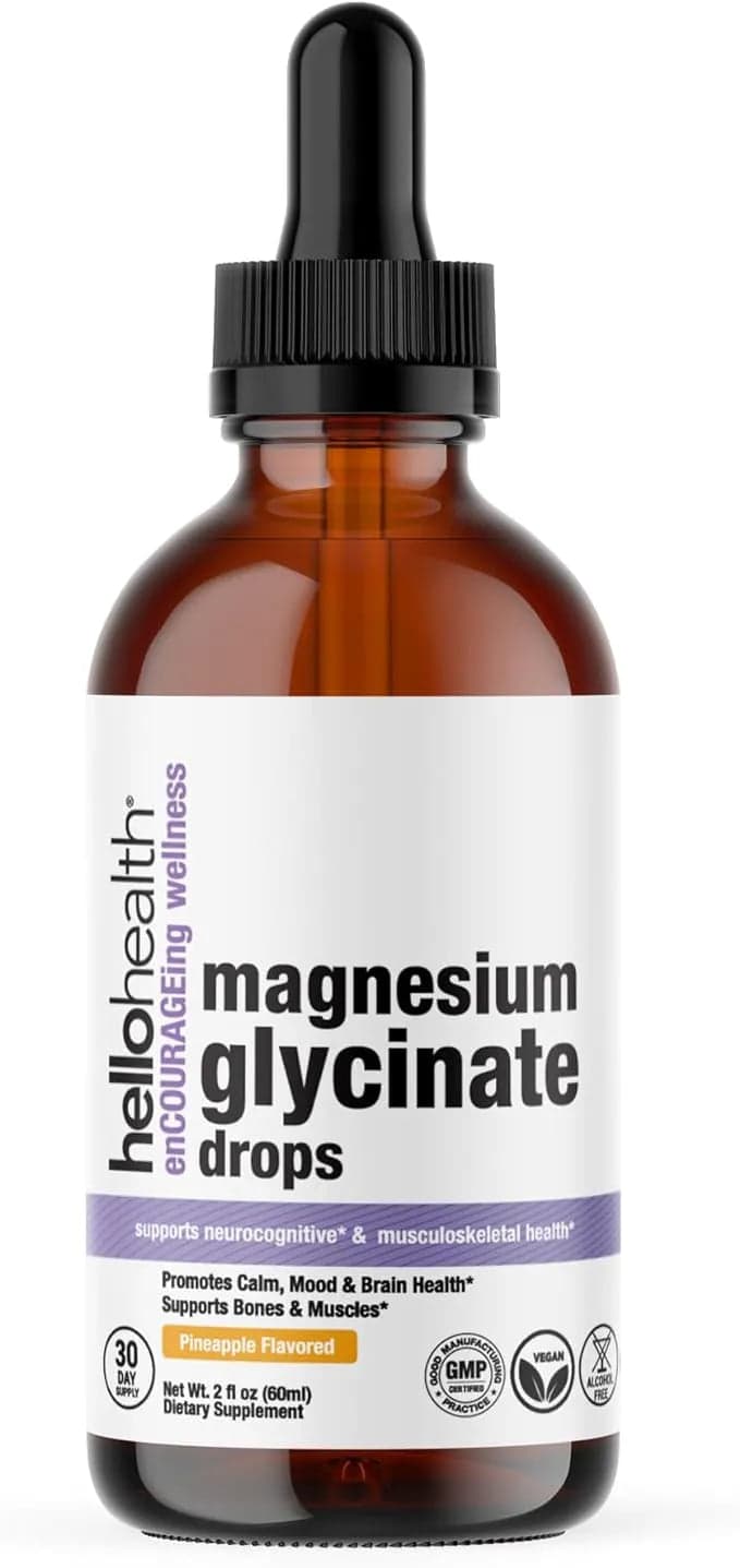 Magnesium Glycinate Drops - Pineapple - Adult