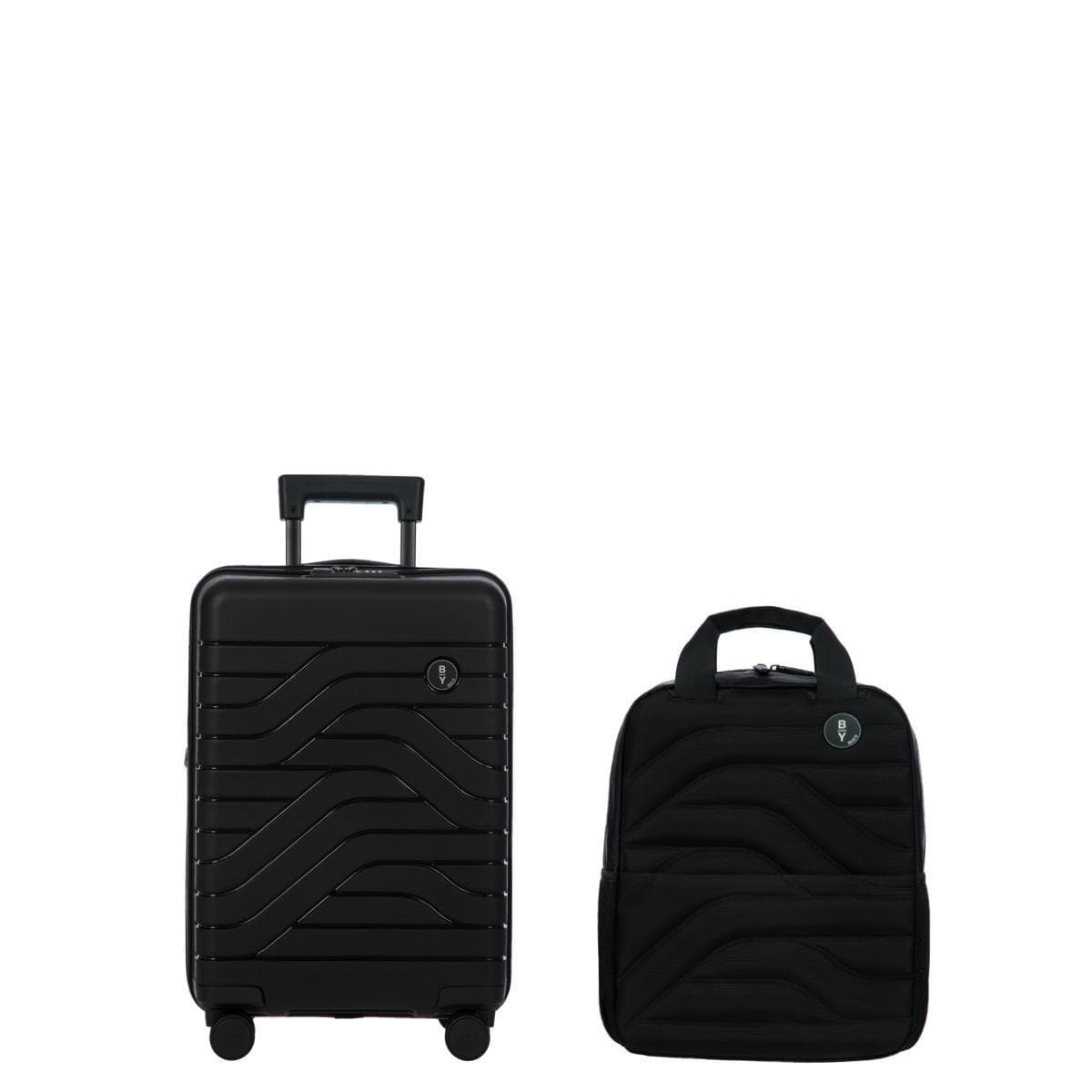 BY Ulisse 21 Inch Expandable Spinner and Backpack Set