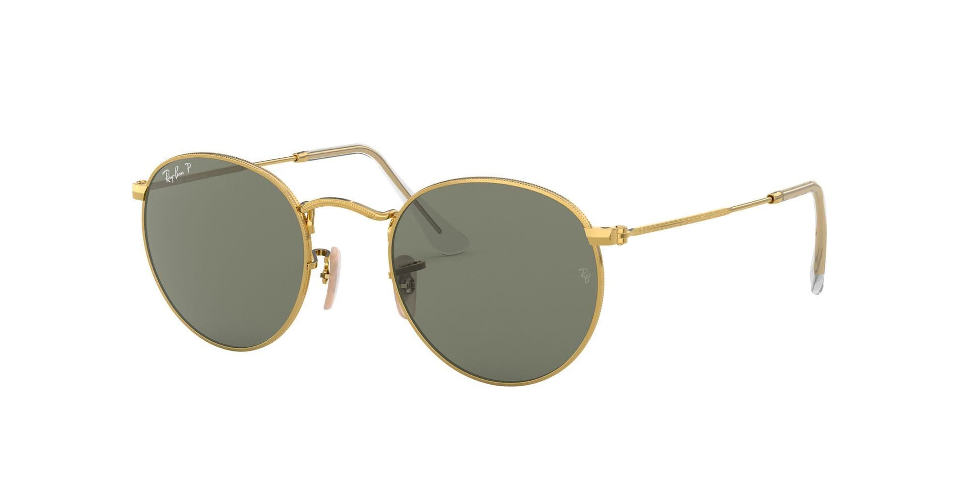Polarized Round Metal Sunglasses