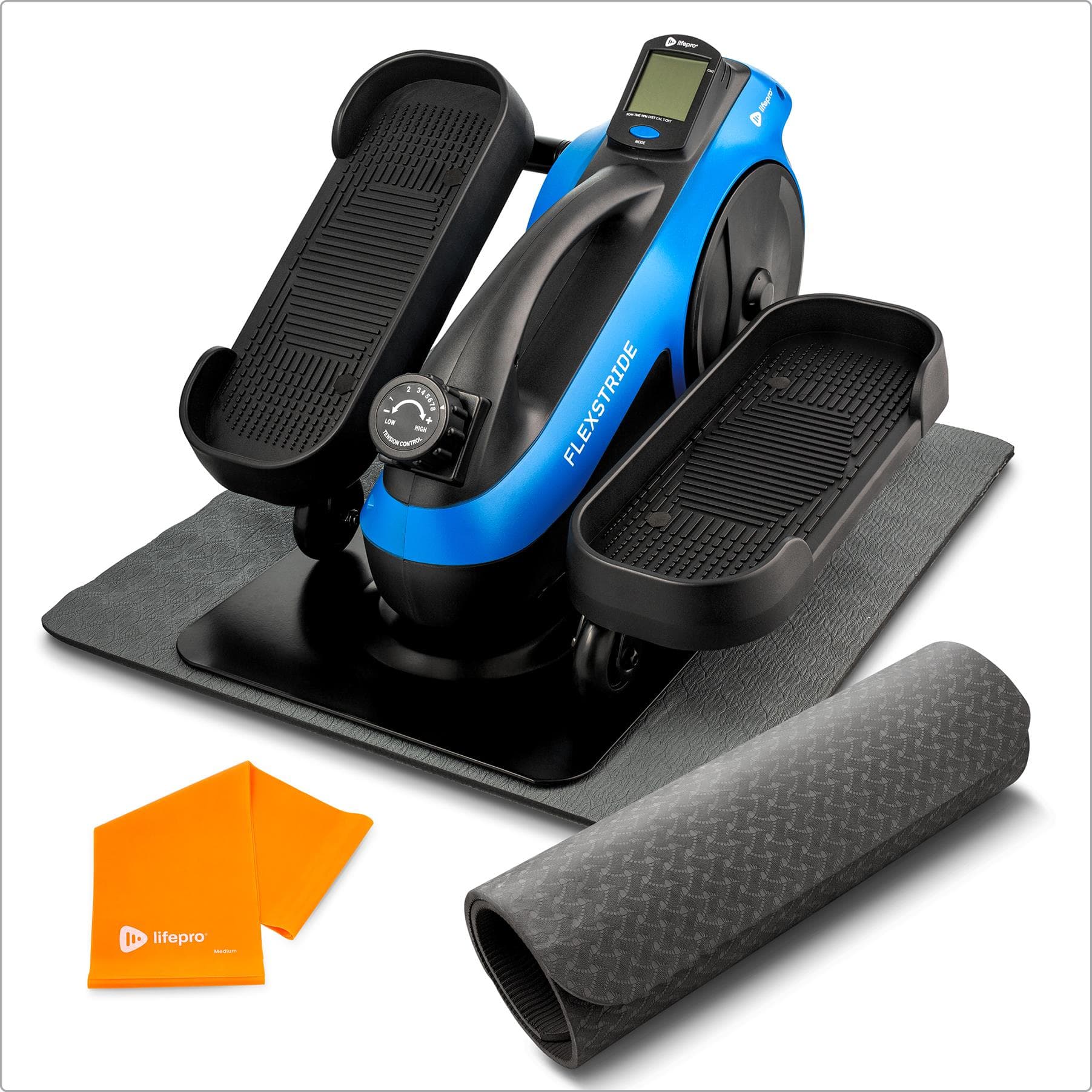 FlexStride Plus Under Desk Elliptical Blue