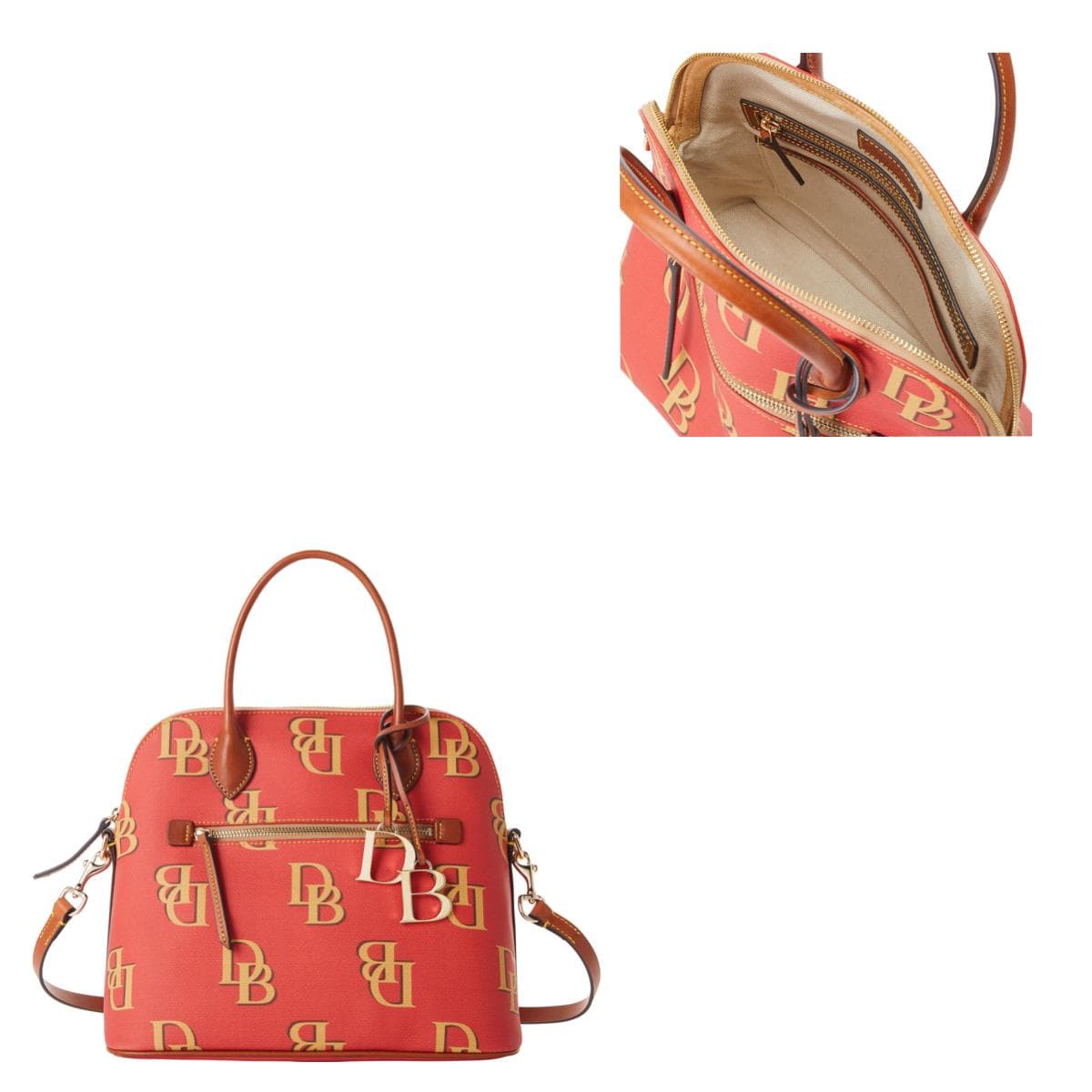 Monogram Large Domed Satchel