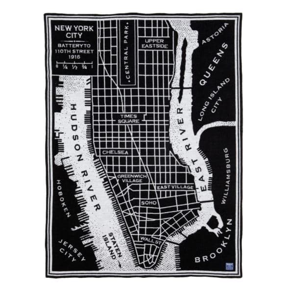 Faribault Mill New York City Wool Throw