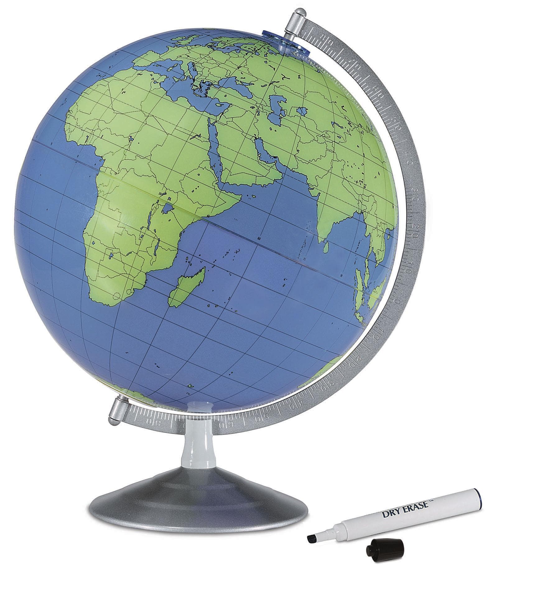 Geographer-Write On Wipe Off Globe