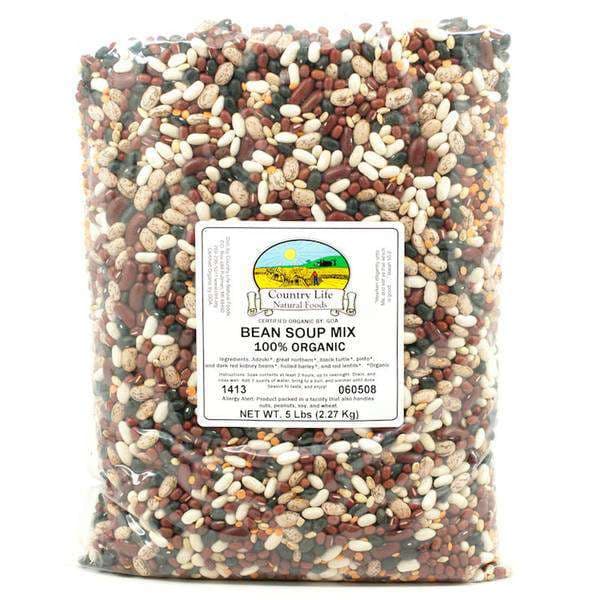 Bean Soup Mix, Organic, Country Life - Country Life Natural Foods