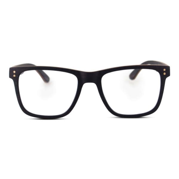 Alps Ebony Wood Blue Light Blockers Wooden Glasses