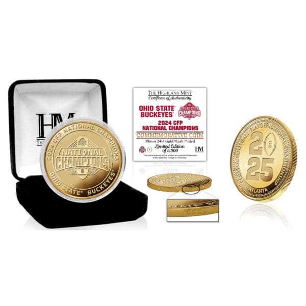 Ohio State 2025 CFP Champions Gold Coin