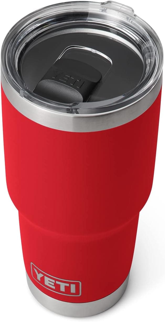 Yeti Rambler 30 oz Tumbler Rescue Red w Magslider Lid