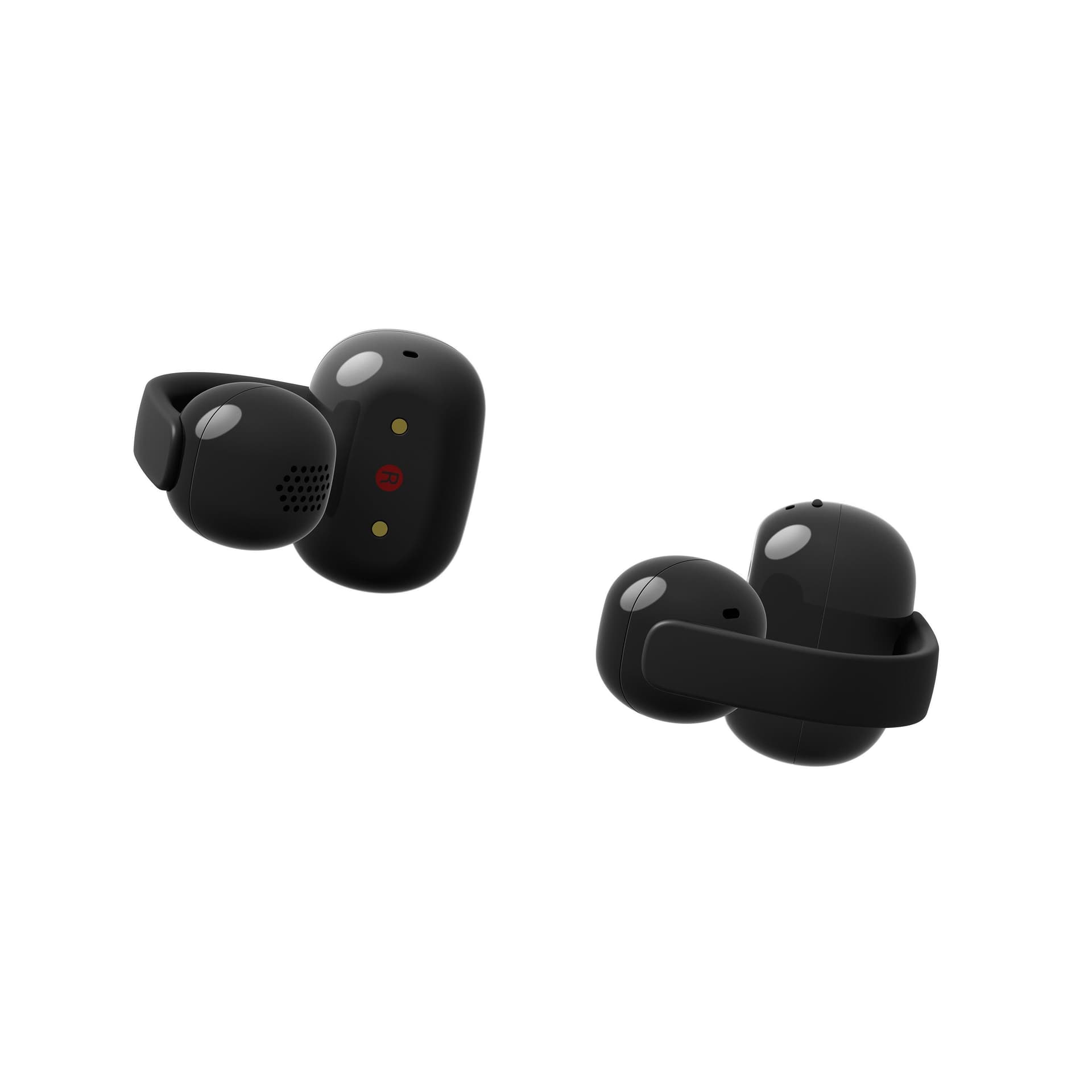 LinkBuds Clip Truly Wireless Open Earbuds Black