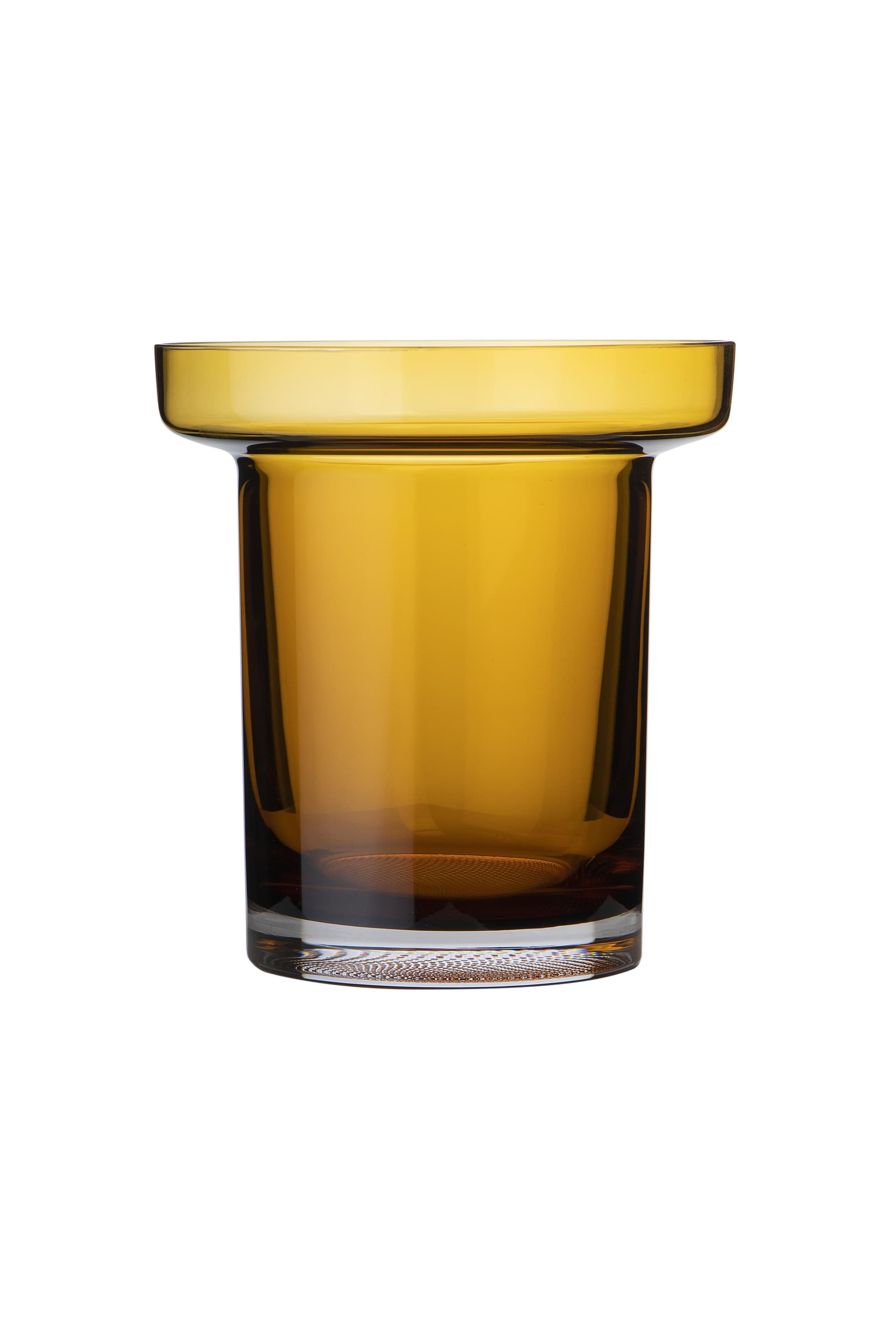 Limelight Low Amber Vase