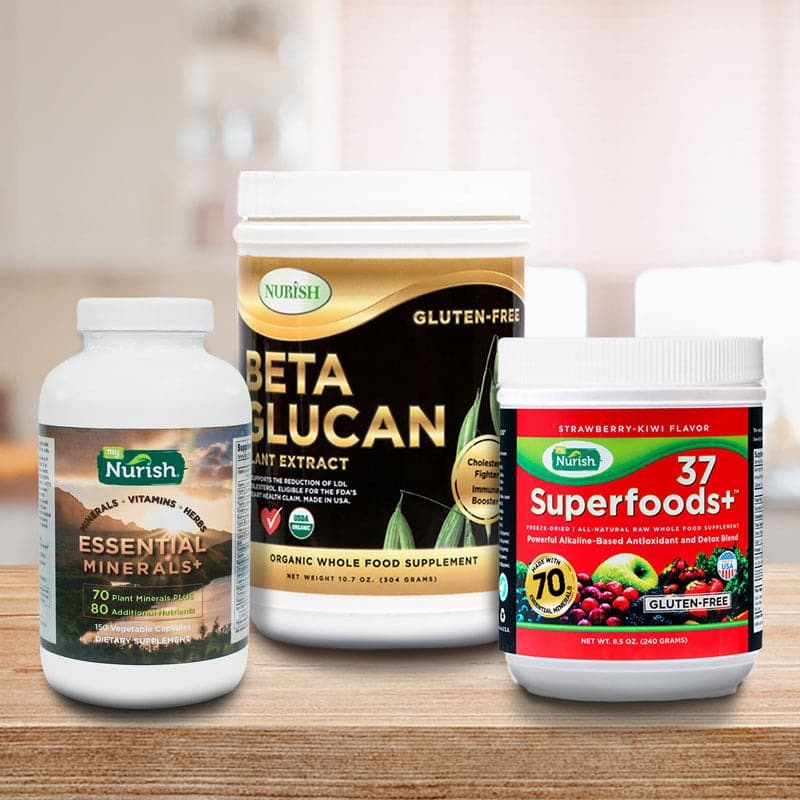 BODY COMPLETE - Enhanced Cell Recovery & Metabolism, Electrolyte, Immune Boost, LDL Fighter, Body Cleanse & Nourishment (Save $20) - ONE Strawberry Kiwi, ONE Essential Minerals+ & 