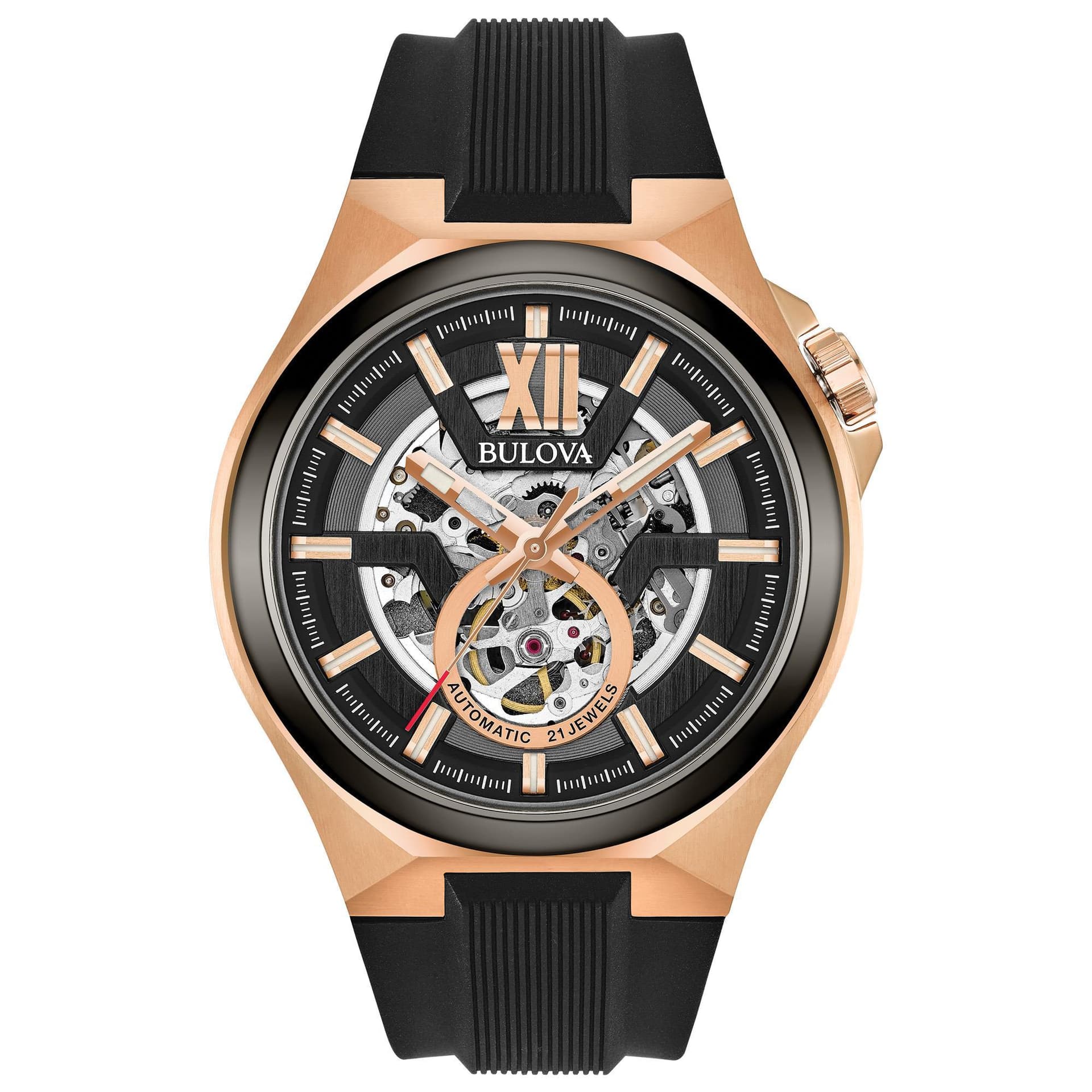 Men's Strap - Black, Maquina, Automatic