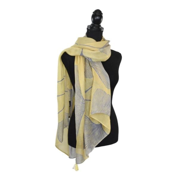 Ginko Floral Scarf