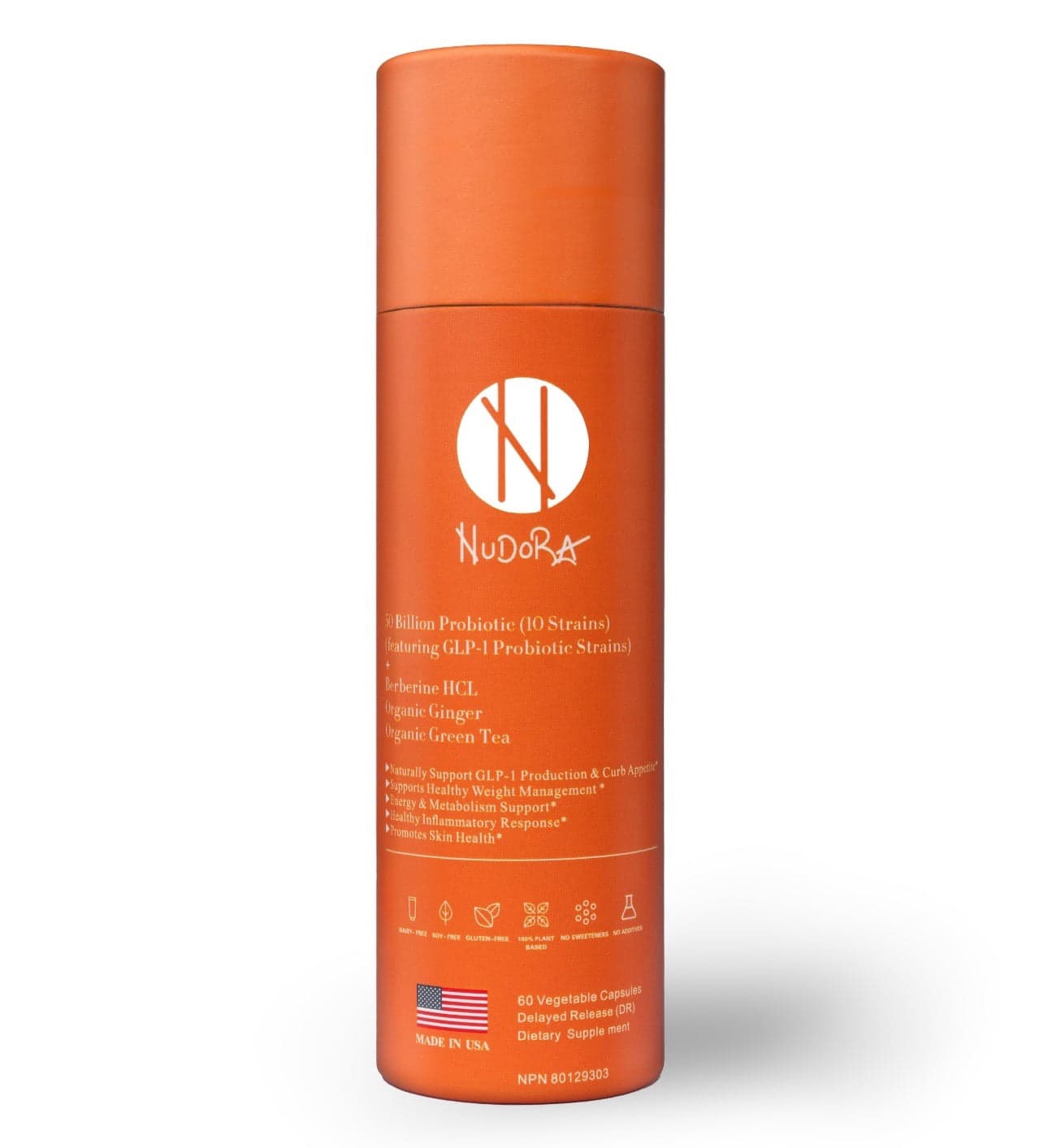 Nudora Orange 2.0: Metabolism & Energy Support – Feel Lighter, Go Further - 60 Days