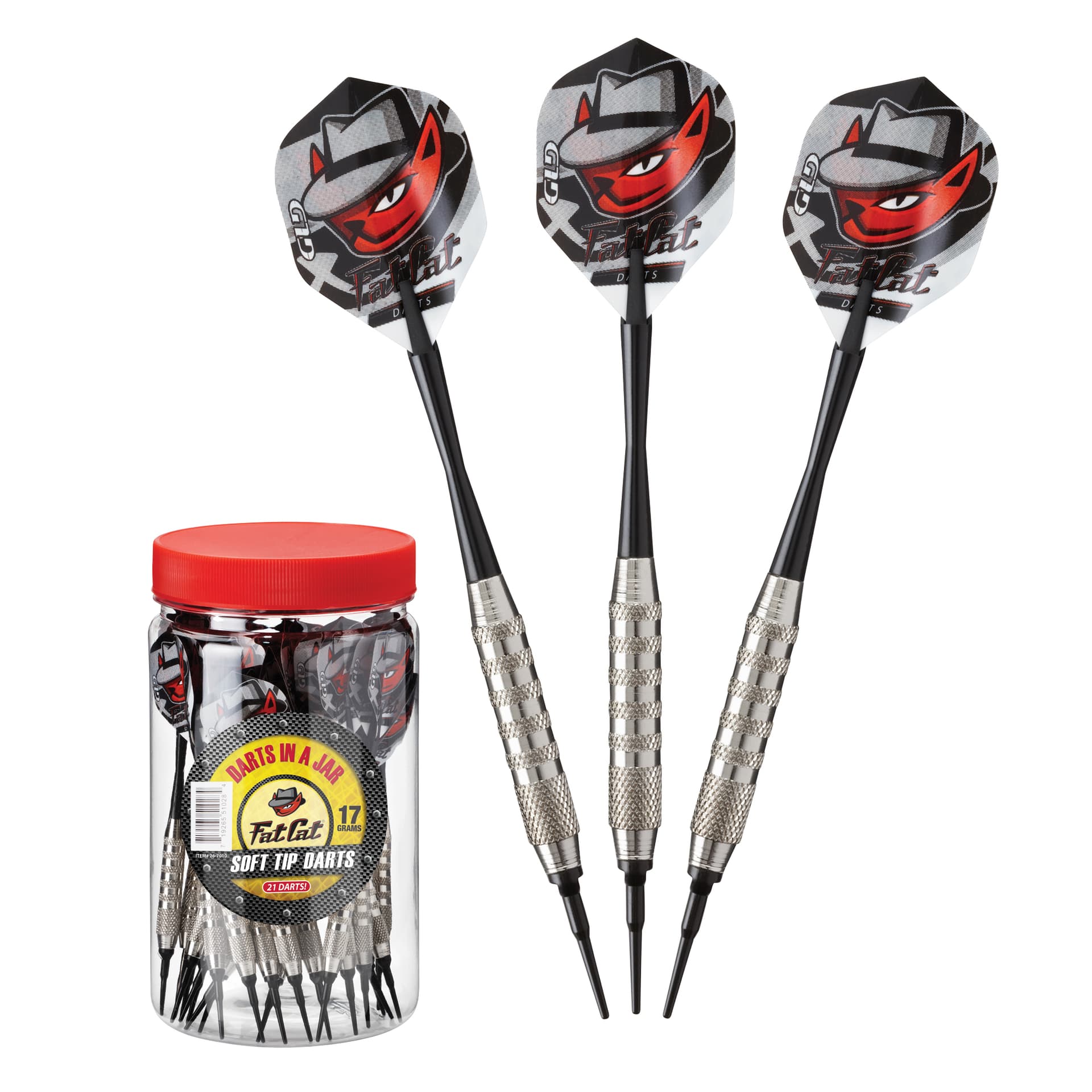 Fat Cat Darts in a Jar Soft Tip 17 Grams