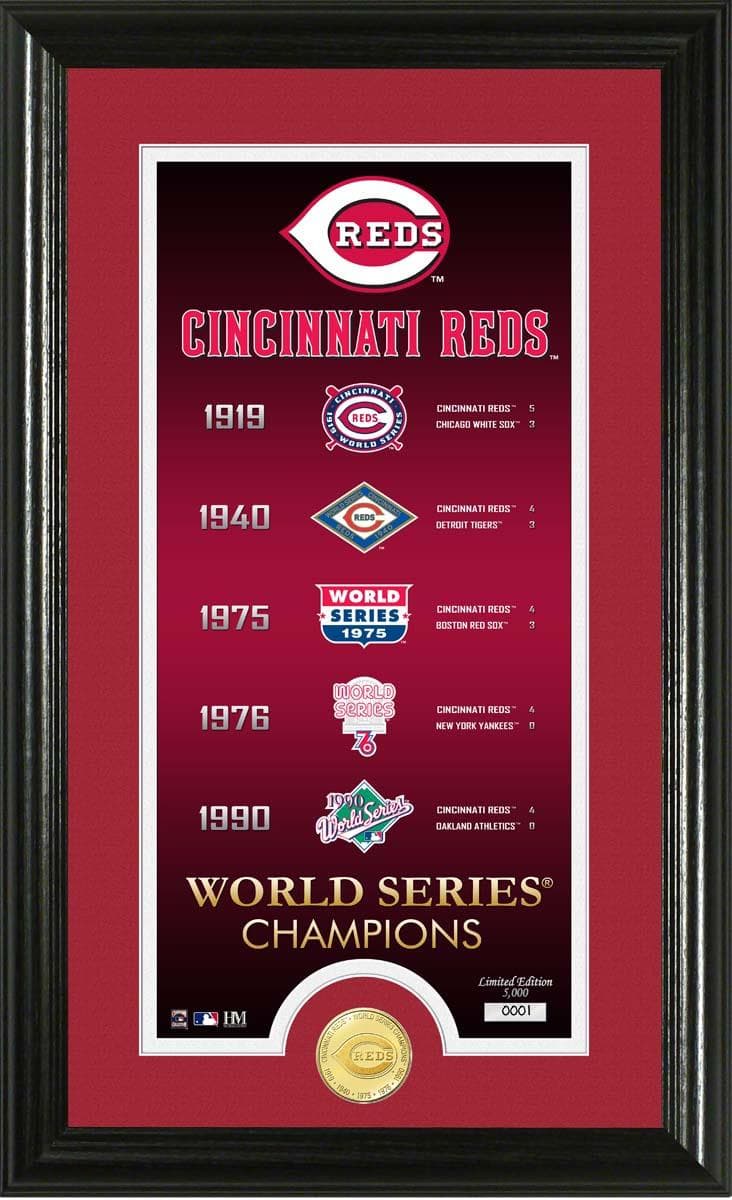 Cincinnati Reds "Legacy" Supreme Bronze Coin Photo Mint