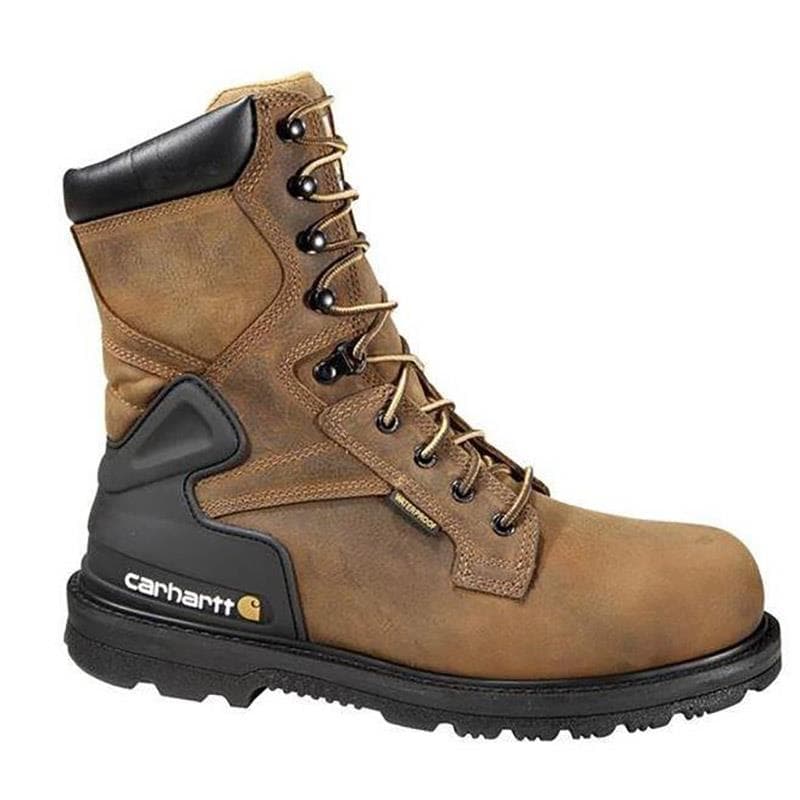 Carhartt Men's 8" Steel Toe Work Boot-Brown-10