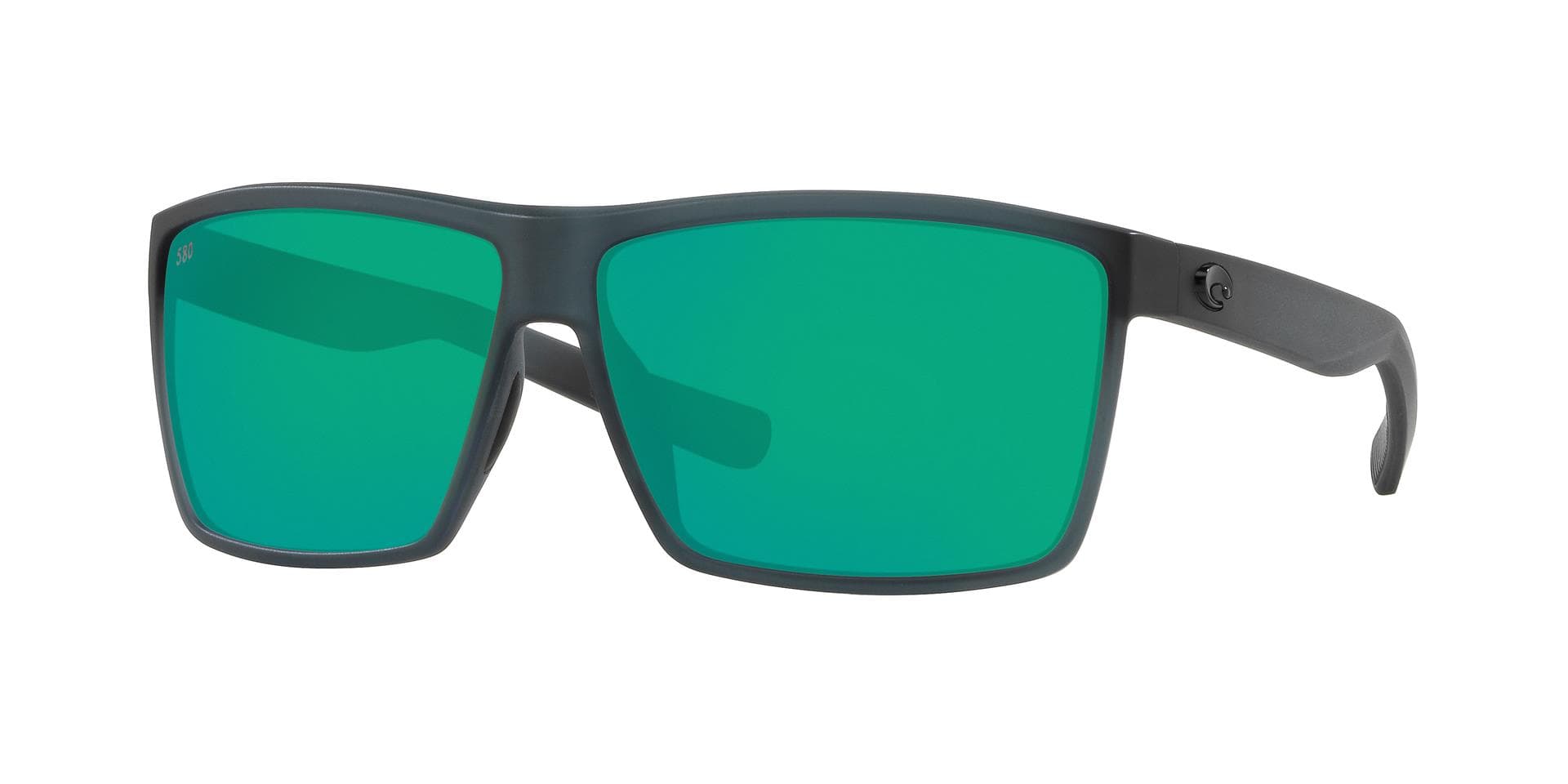 Rincon Matte Smoke Crystal with Green Mirror Polarized
