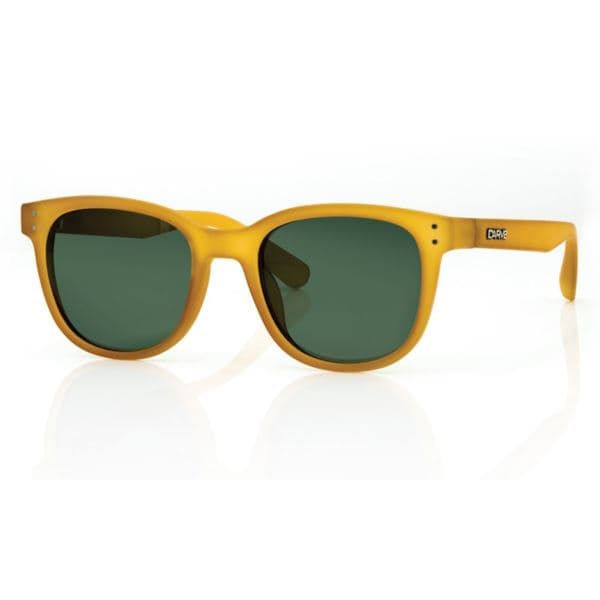 Unisex Homeland Sunglasses Matte Honey/Green polarized