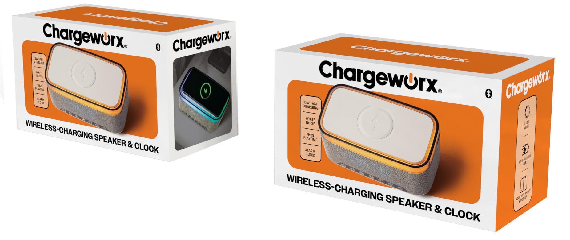 Wireless Charging Speaker & Clock