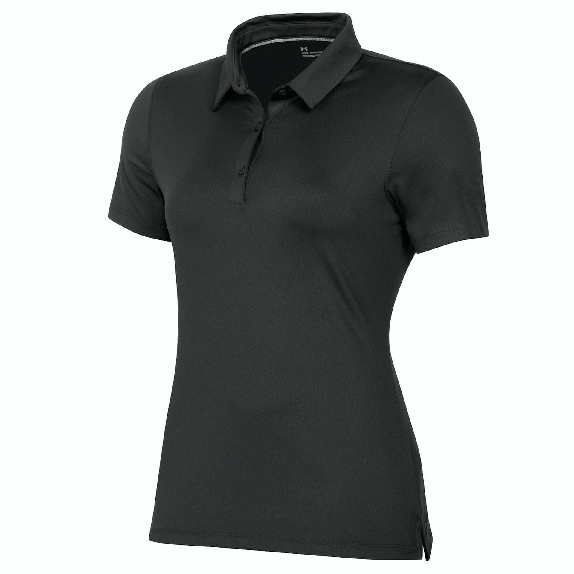 Under Armour T2 Green Women's Golf Polo - Black-R/S