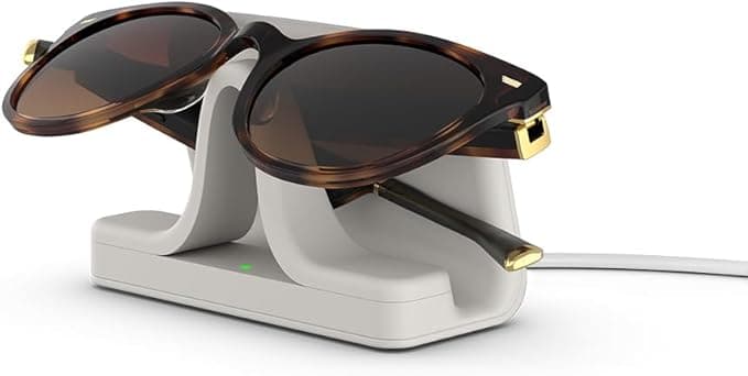 Amazon Echo Frames (3rd Gen) | Smart glasses with Alexa | Cat Eye frames in Brown Tortoise with gradient sunglass lenses
