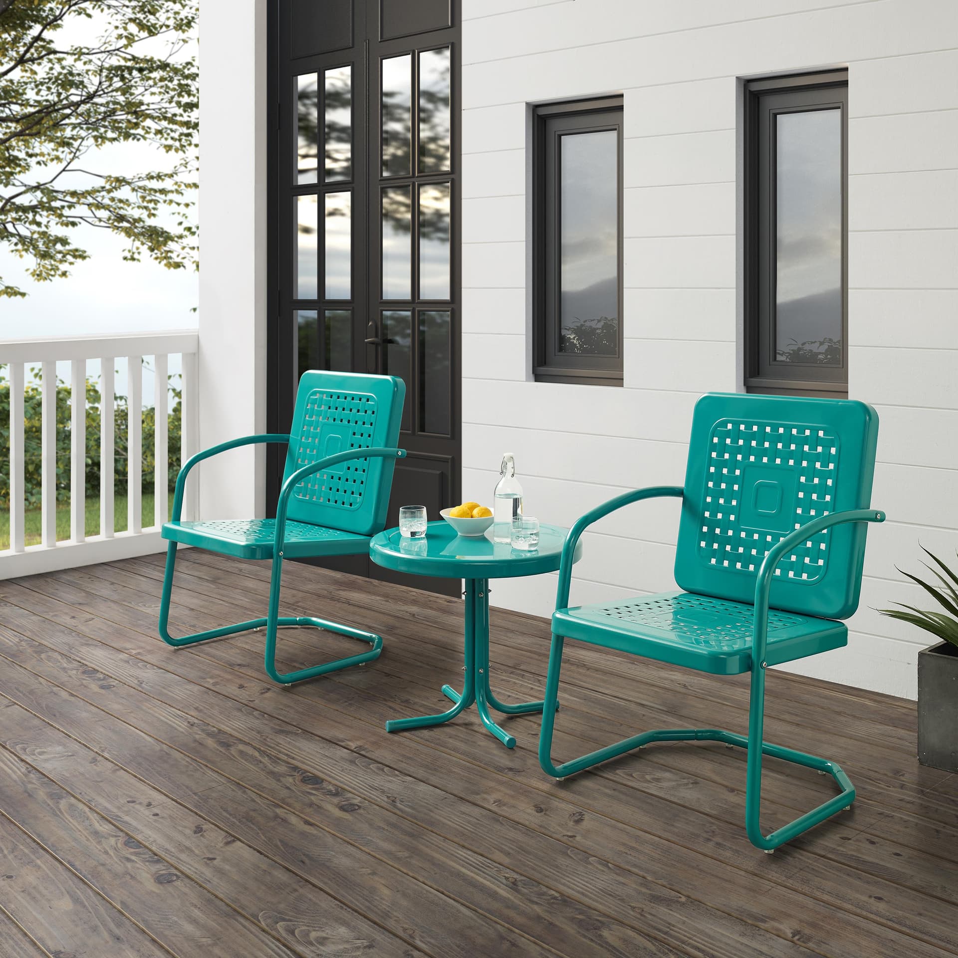 Bates 3Pc Retro Outdoor Chair Set