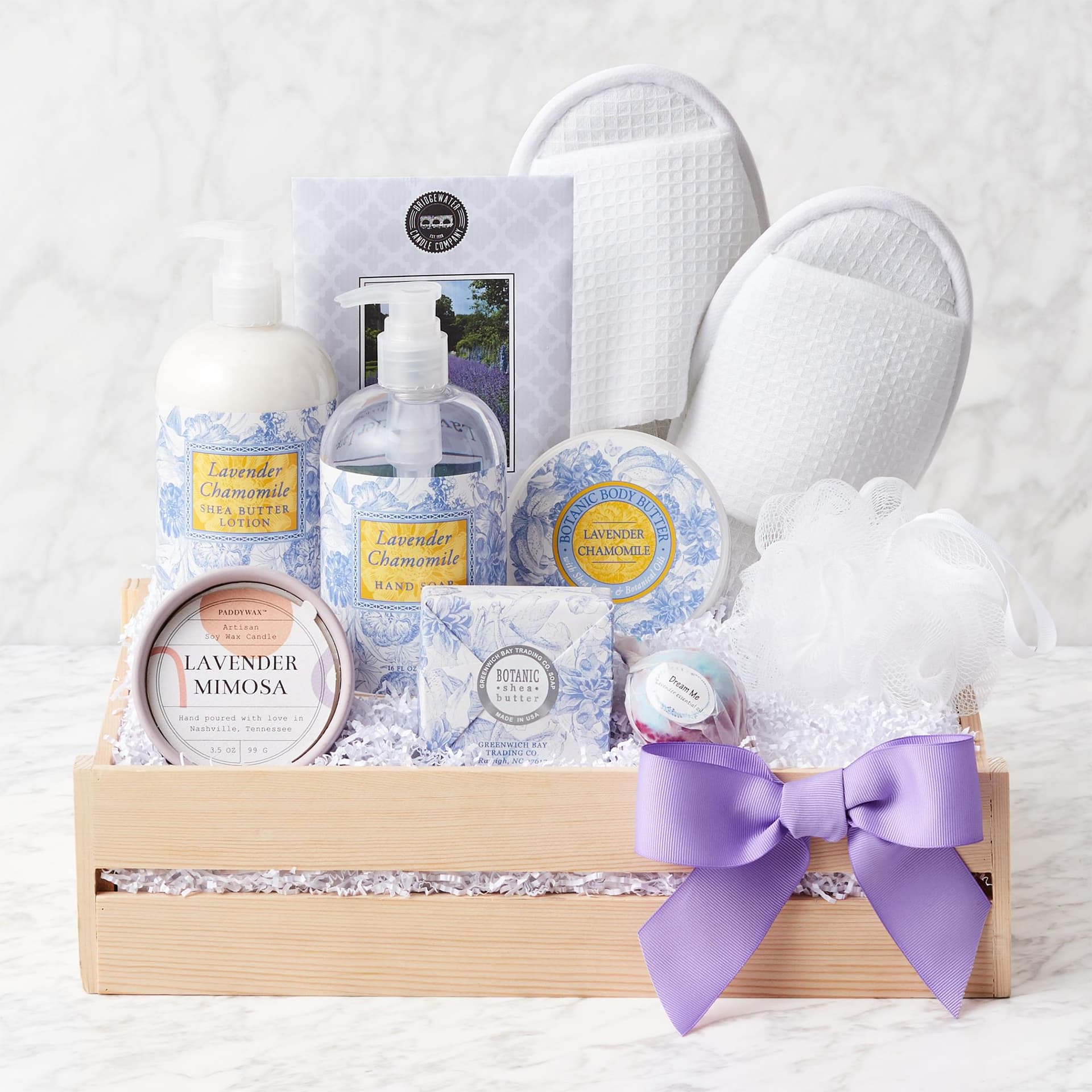 Lavender Spa Gift Basket