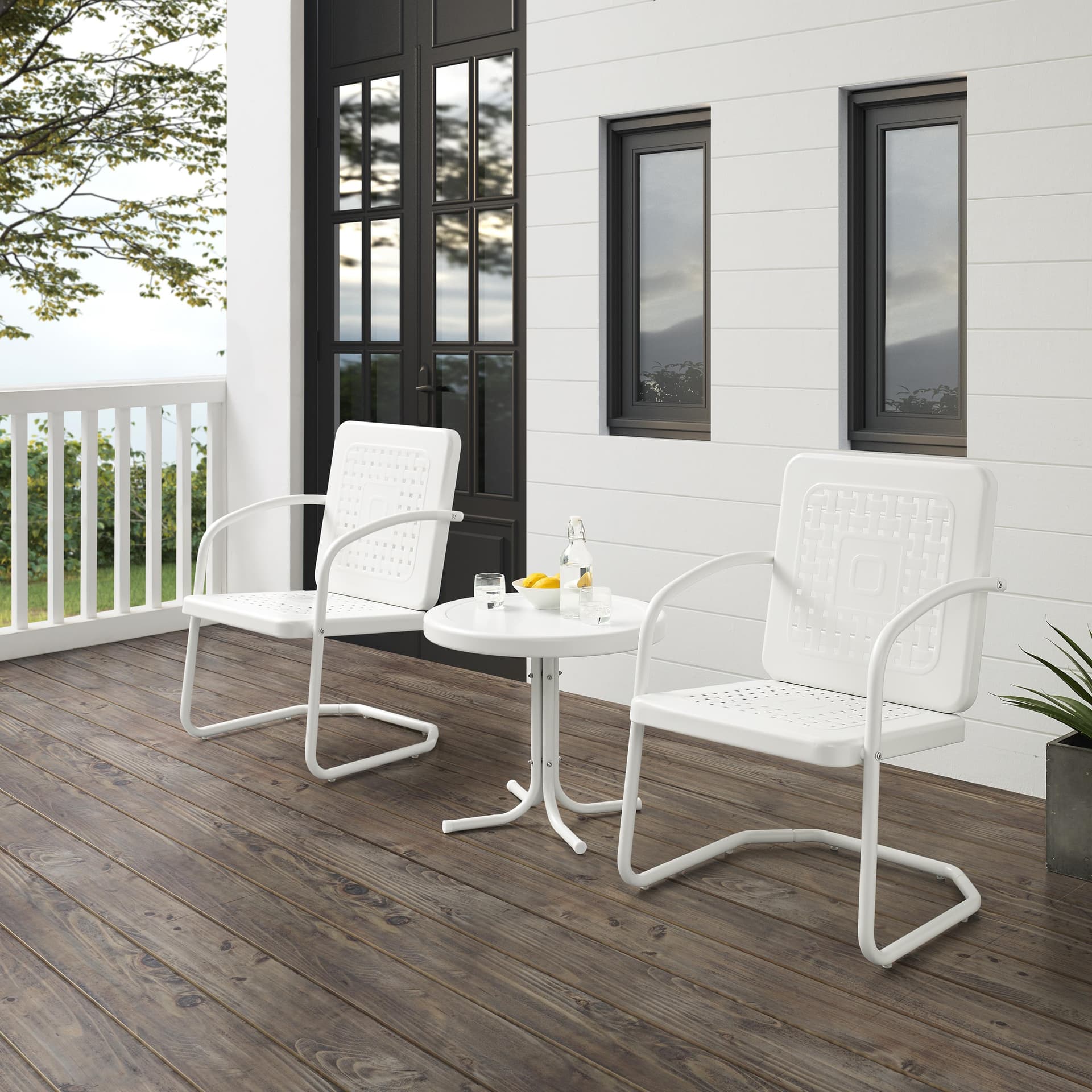 Bates 3Pc Retro Outdoor Chair Set