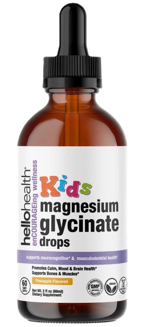 Magnesium Glycinate Drops - Pineapple - Kids