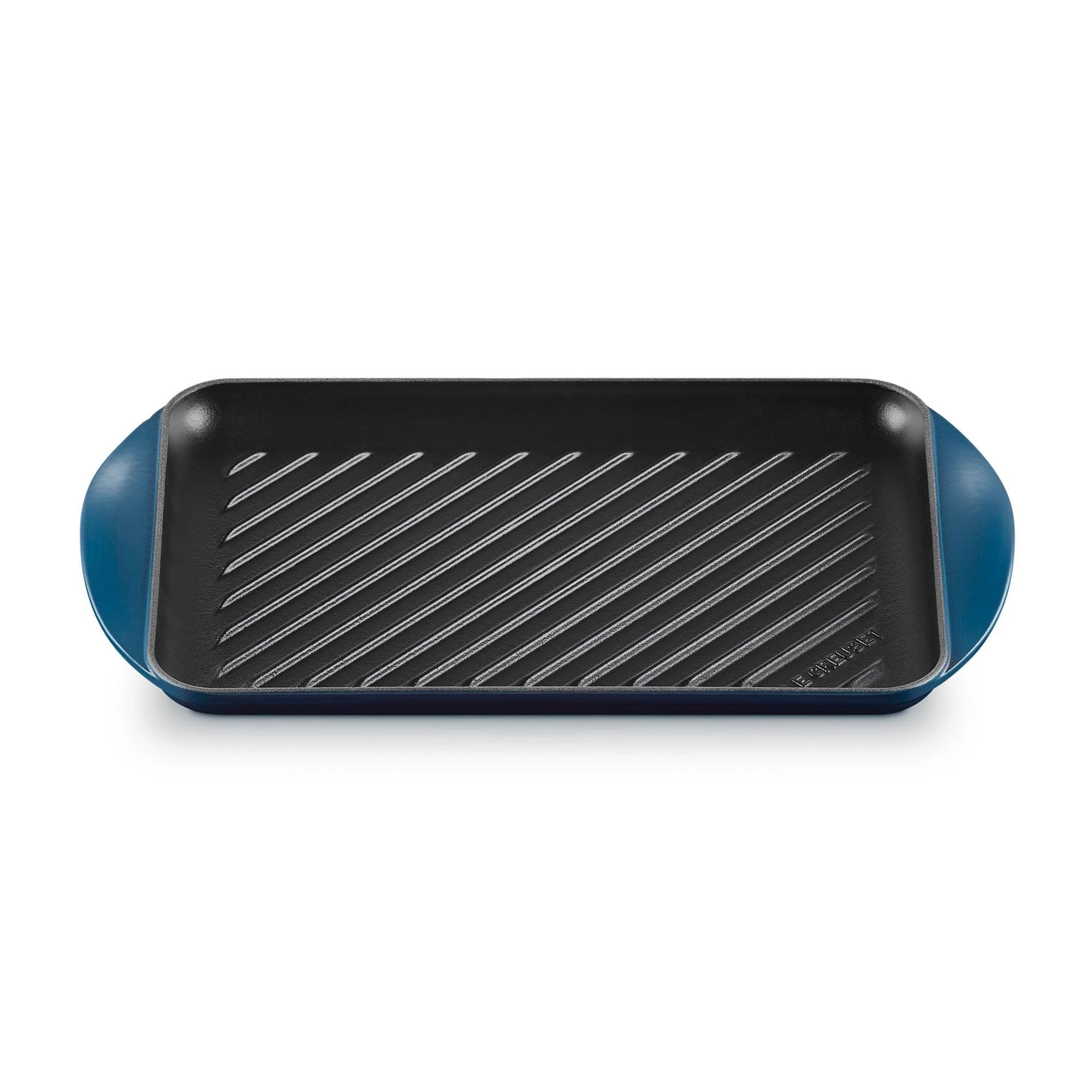 12.5" Traditional Cast Iron Rectangular Skinny Grill Agave