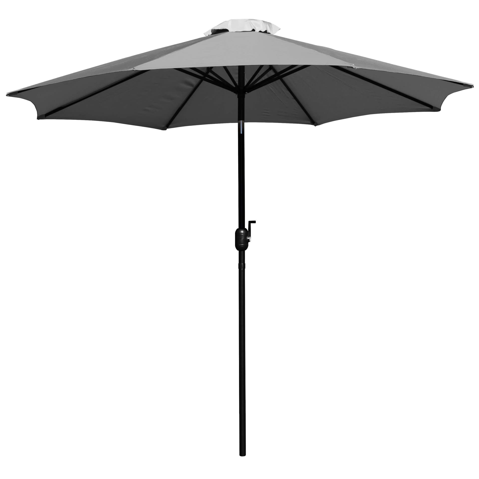 Patio Umbrella w/ 9' Pole: Gray