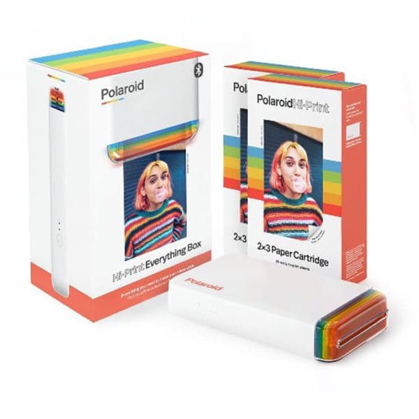 Polaroid Printer and Paper Bundle Gen 2 - Bluetooth Pocket Photo Printer + Paper Double Pack
