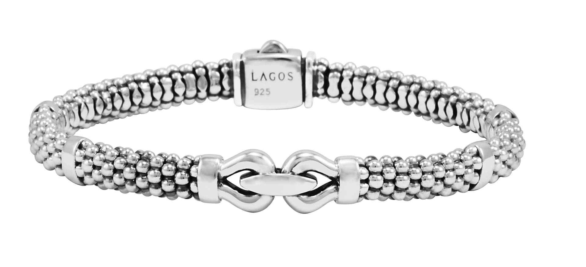 Derby Caviar Beaded Bracelet Size 6 mm