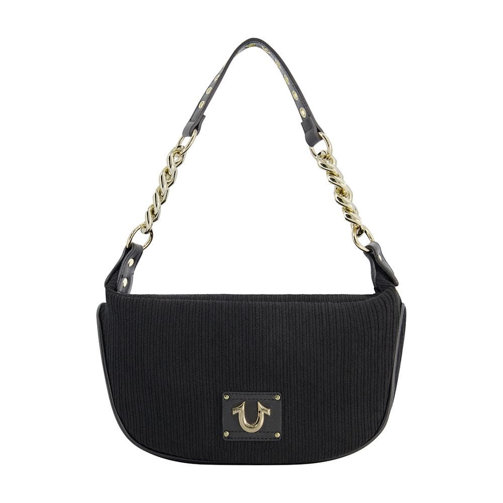 Corduroy Chain Hobo Bag Size 11.5 X 7''